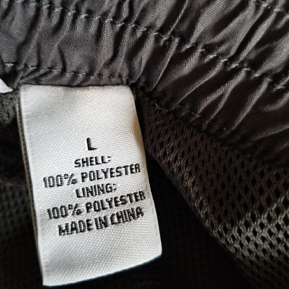 Kim Rogers Womens' Mesh Lined Wind Pants Track Activewear Size Large Gray - Picture 4 of 5